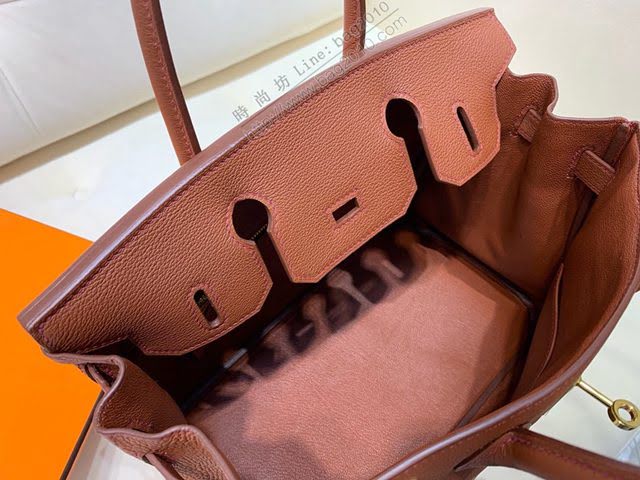 Hermes女包 愛馬仕Birkin Hermes鉑金包 togo小牛皮 半手工蠟線縫製 Hermes手提女包  am1886